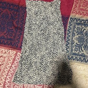 Brandy Melville animal print mid length skirt